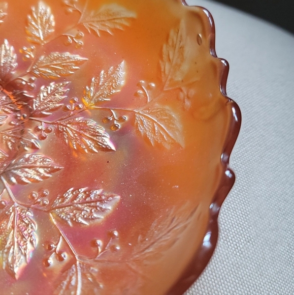 FENTON Vintage Marigold Carnival Glass Bowl - Picture 3 of 8